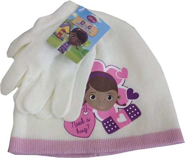 Disney Dr Plüssi Hug gyerek sapka + kesztyű szett 54 cm - Image 2