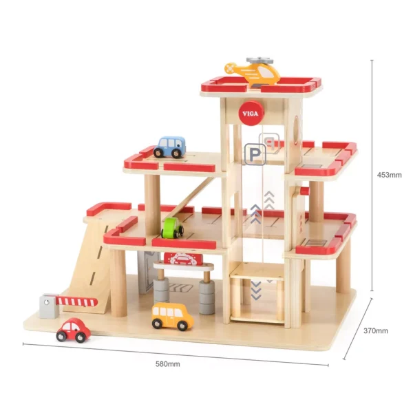 Parkolóház - Viga Toys - Image 2