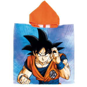 Dragon Ball Son Goku strand törölköző poncsó 55x110cm (Fast Dry)
