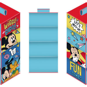 Disney Mickey függő szekrényrendező 4 részes