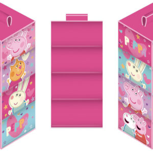 Peppa malac függő szekrényrendező 4 részes