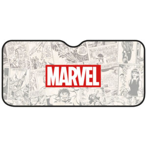 Marvel alumínium autós napellenző, napvédő első szélvédőre 130x70 cm