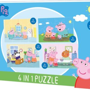 Peppa malac Family activities puzzle 4 az 1-ben – Játékmancs