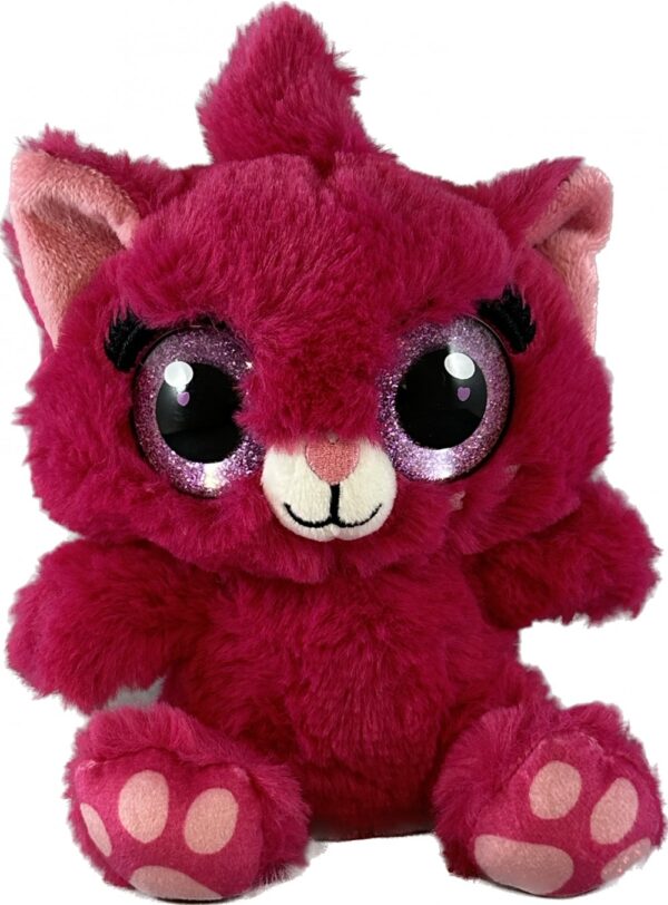 Ojo Pink Cica plüss figura 15 cm