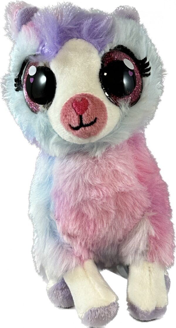 Ojo Pastel Láma plüss figura 15 cm