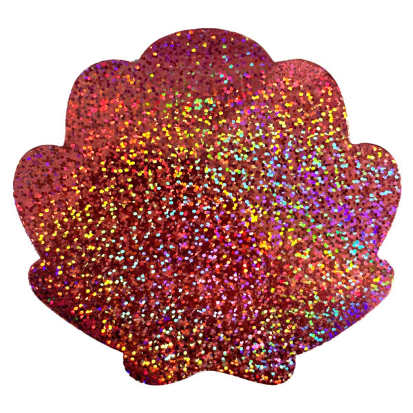 Kagyló hologrammos habszivacs forma 12 db-os - Image 2