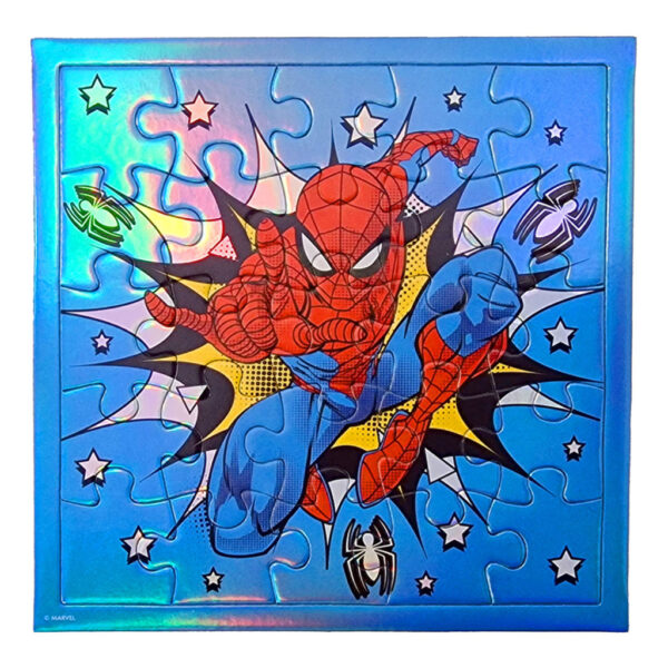 Pókember 25 db-os hologrammos puzzle meghívóval - Image 2