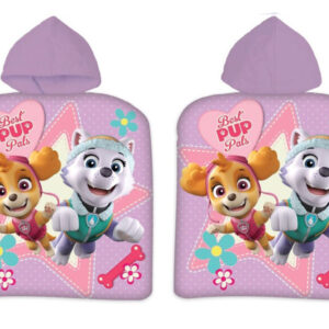 Mancs Őrjárat Pup Pals strand törölköző poncsó 55x110 cm (Fast Dry)