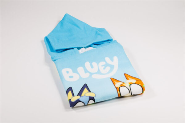 Bluey Sandcastle strand törölköző poncsó 55x110 cm (Fast Dry) - Image 3