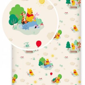 Disney Micimackó Play gumis lepedő 90x200 cm