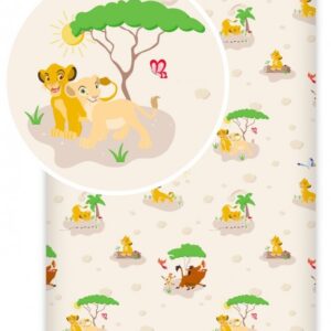 Disney Az Oroszlánkirály Trees gumis lepedő 90x200 cm