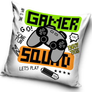Gamer párna, díszpárna 40*40 cm