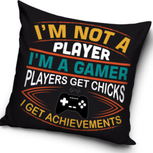 Gamer párna, díszpárna 40*40 cm