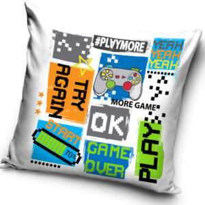 Gamer párna, díszpárna 40*40 cm
