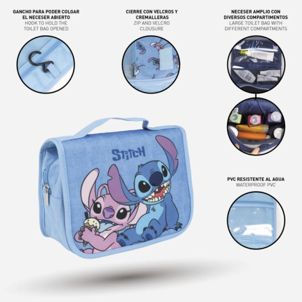 Disney Lilo és Stitch, A csillagkutya felakasztható, összehajtható piperetáska 25 cm - Image 4