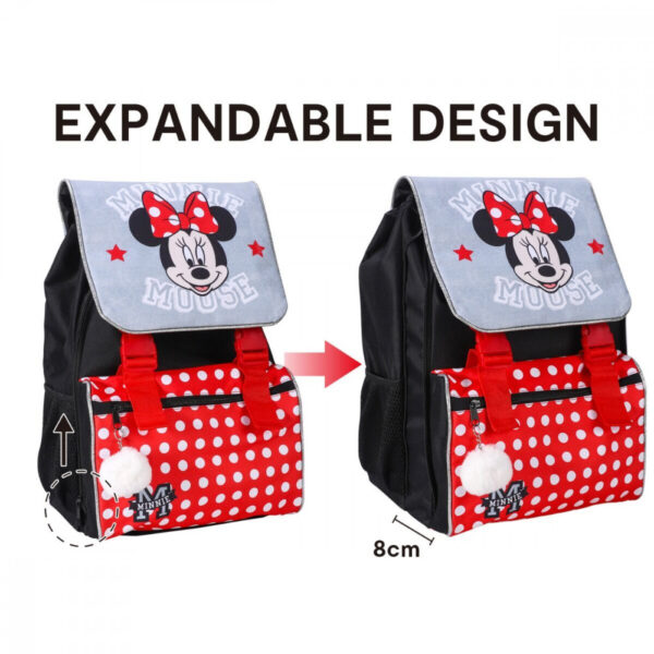 Disney Minnie iskolatáska, táska Pomponnal, 42 cm - Image 3