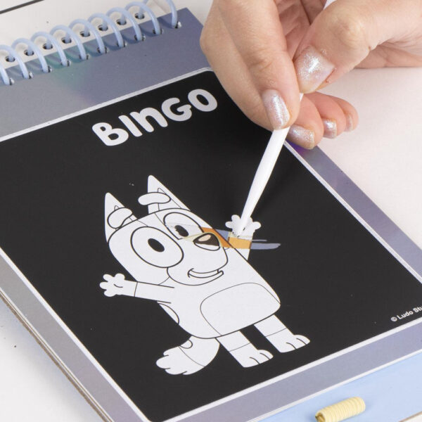 Bluey Bingo scratch képkarcoló és színező szett - Image 4