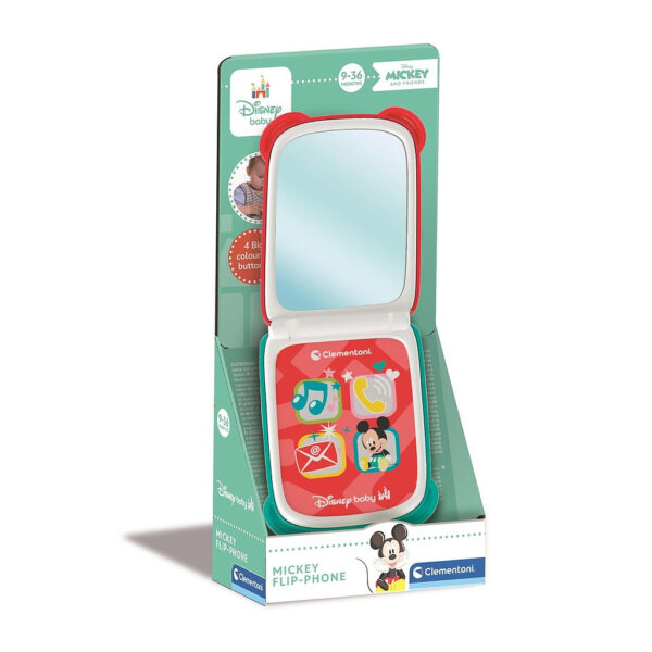 Disney Mickey Mirror interaktív összecsukható okostelefon Clementoni - Image 2