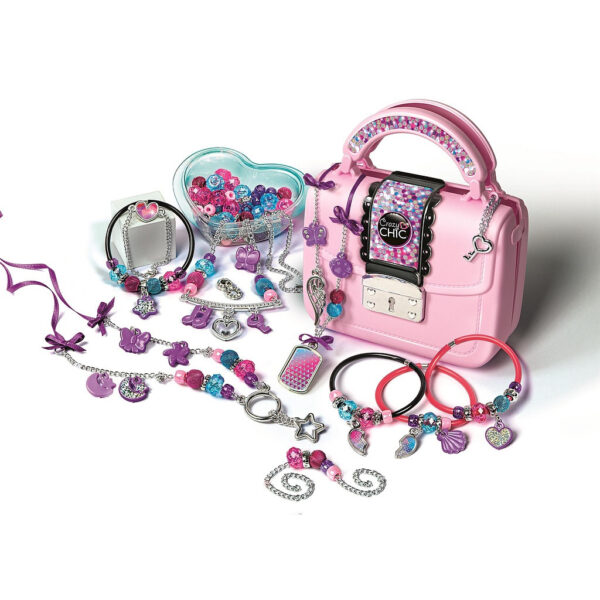 Crazy Chic Jewels ékszerkészítő szett kézitáskával Clementoni - Image 2