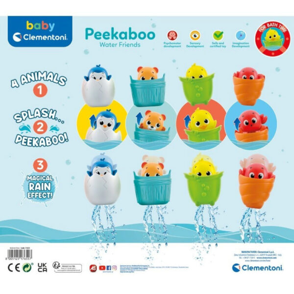 Kacsa Bathtub kukucskáló fürdőjáték Clementoni - Image 2