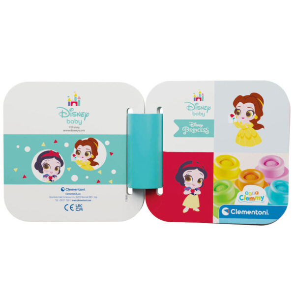 Disney Hercegnők Clemmy Snow White and Belle építőkocka szett könyvvel Clementoni - Image 3