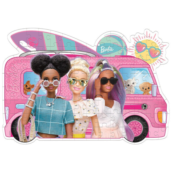 Barbie Car 104 db-os forma puzzle Clementoni - Image 2