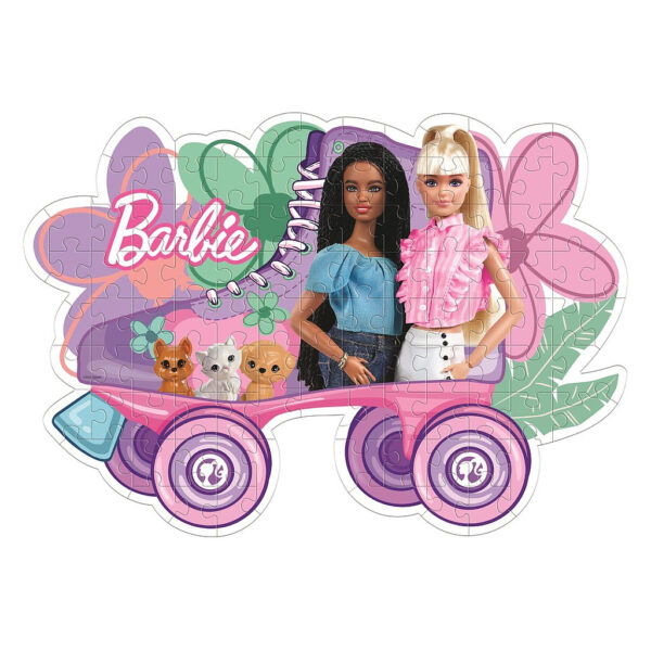 Barbie Roller Skate 104 db-os forma puzzle Clementoni - Image 2