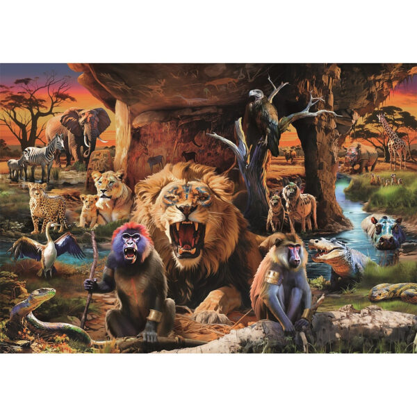Állatos Tribal Society 1500 db-os Compact puzzle Clementoni - Image 2