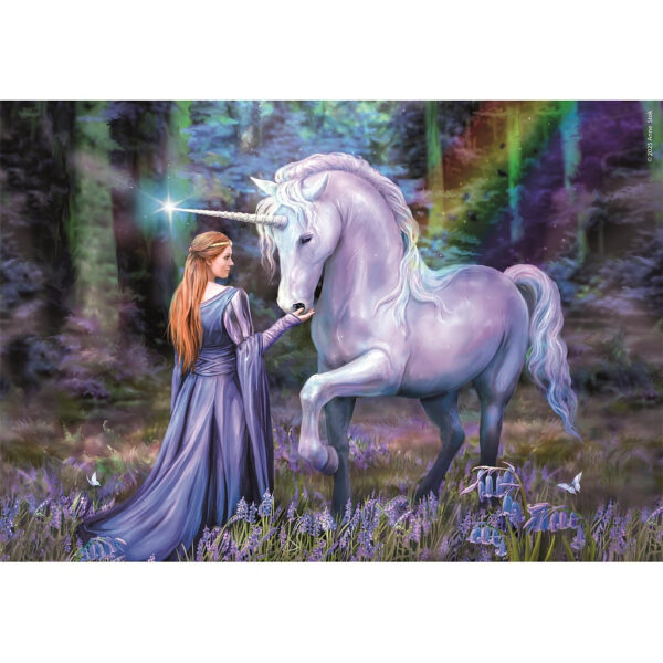 Anne Stokes Bluebell Wood 1500 db-os Compact puzzle Clementoni - Image 2
