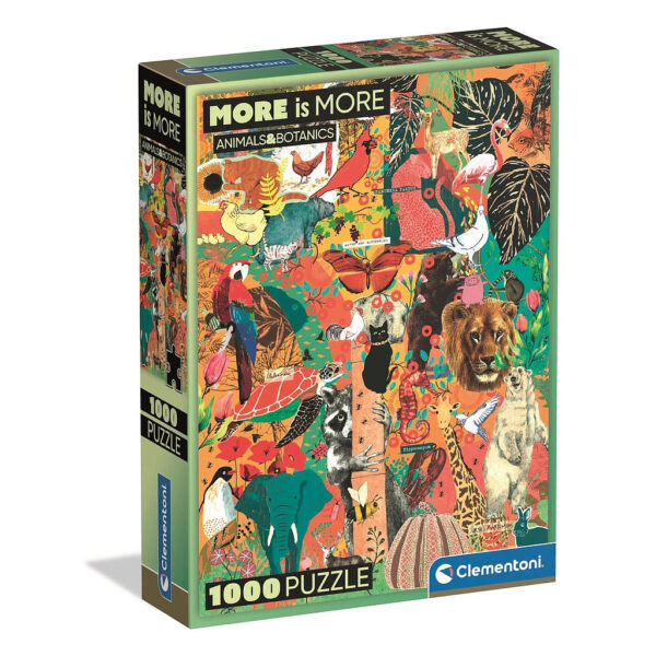 Állatos Botanics 1000 db-os Compact puzzle Clementoni