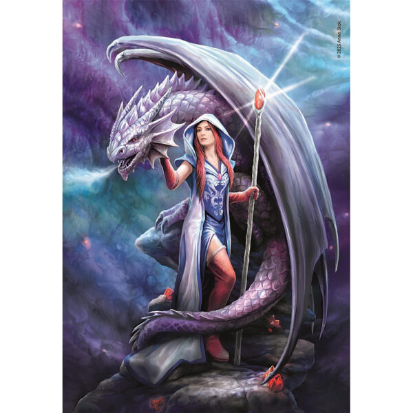 Anne Stokes Dragon Mage 1000 db-os Compact puzzle Clementoni - Image 2