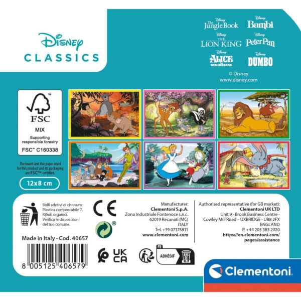Disney Classics Loveable Stories mesekocka 6 db-os Clementoni - Image 2