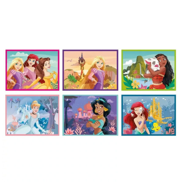 Disney Hercegnők Happy Space mesekocka 12 db-os Clementoni - Image 2