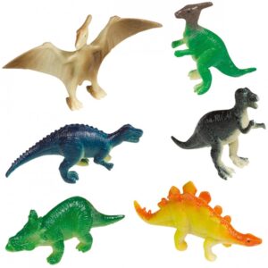 Dinoszaurusz Happy műanyag figurák 8 db-as szett