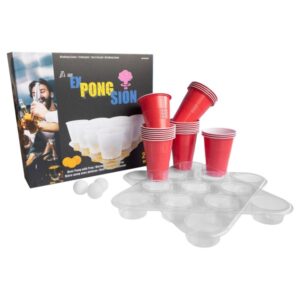 Sörpong Beer Pong ivójáték 27 db-os – Játékmancs