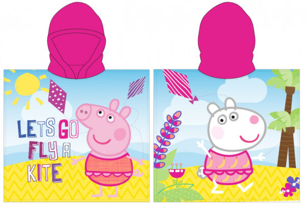 Peppa malac strand törölköző poncsó 55*110cm (Fast Dry)