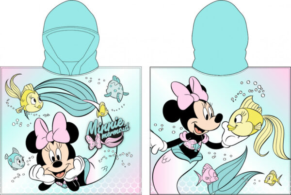 Disney Minnie strand törölköző poncsó 55*110cm (Fast Dry)