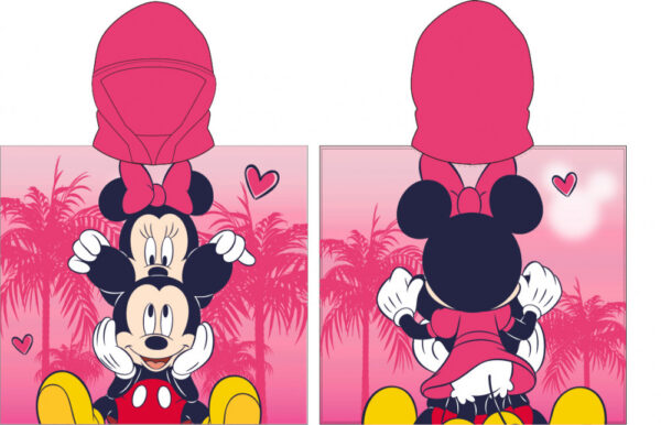 Disney Minnie strand törölköző poncsó 55*110cm (Fast Dry)