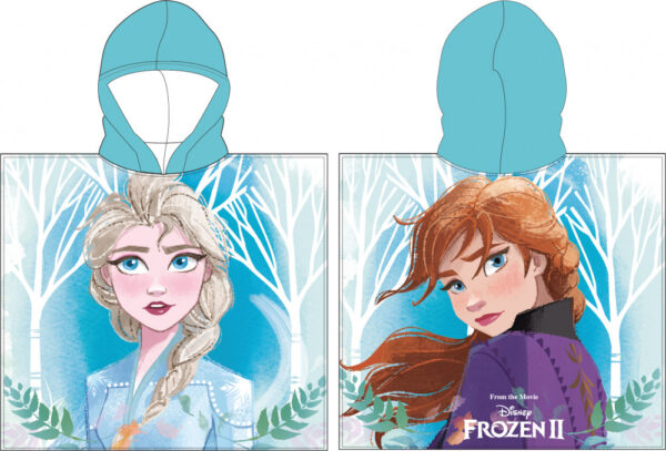 Disney Jégvarázs strand törölköző poncsó 55*110 cm (Fast Dry)