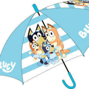 Bluey Family gyerek átlátszó félautomata esernyő Ø74 cm – Játékmancs