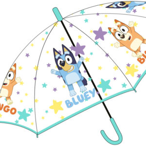 Bluey Star gyerek átlátszó félautomata esernyő Ø74 cm – Játékmancs