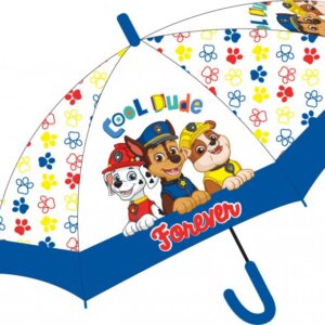 Mancs Őrjárat Cool Dude gyerek félautomata átlátszó esernyő Ø74 cm – Játékmancs