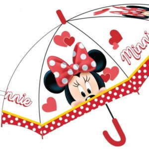 Disney Minnie gyerek átlátszó félautomata esernyő Ø69 cm
