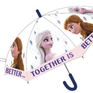 Disney Jégvarázs Together gyerek átlátszó félautomata esernyő Ø74 cm – Játékmancs