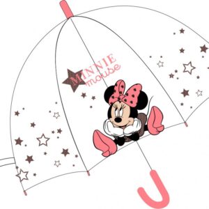 Disney Minnie Stars gyerek átlátszó félautomata esernyő Ø69 cm – Játékmancs