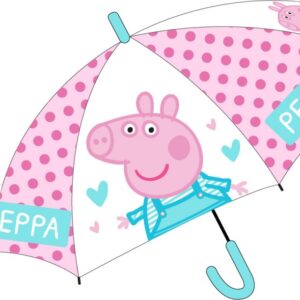 Peppa malac Dots gyerek félautomata átlátszó esernyő Ø74 cm – Játékmancs