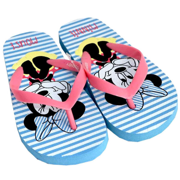 Disney Minnie Blue Bow gyerek papucs, Flip-Flop 26-33 - Image 2