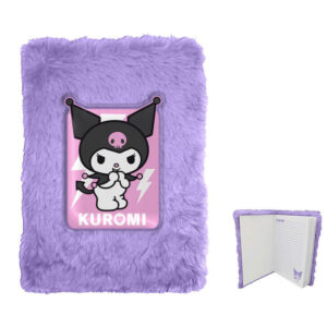 Hello Kitty Kuromi plüss A5 notesz