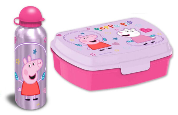 Peppa malac Jump Rope szendvicsdoboz + alumínium kulacs szett - Image 2