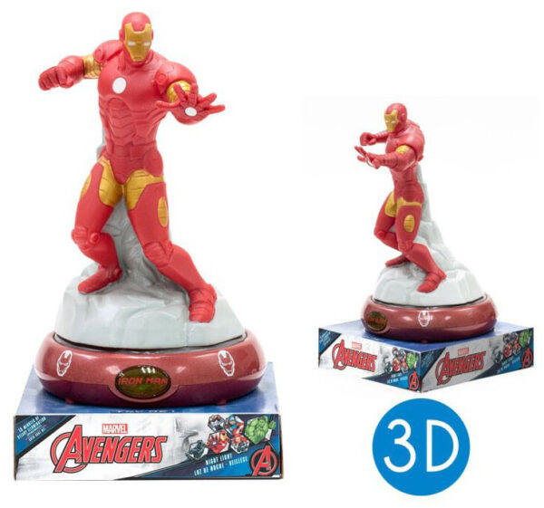 Bosszúállók Éjjeli lámpa, éjszakai fény LED 3D